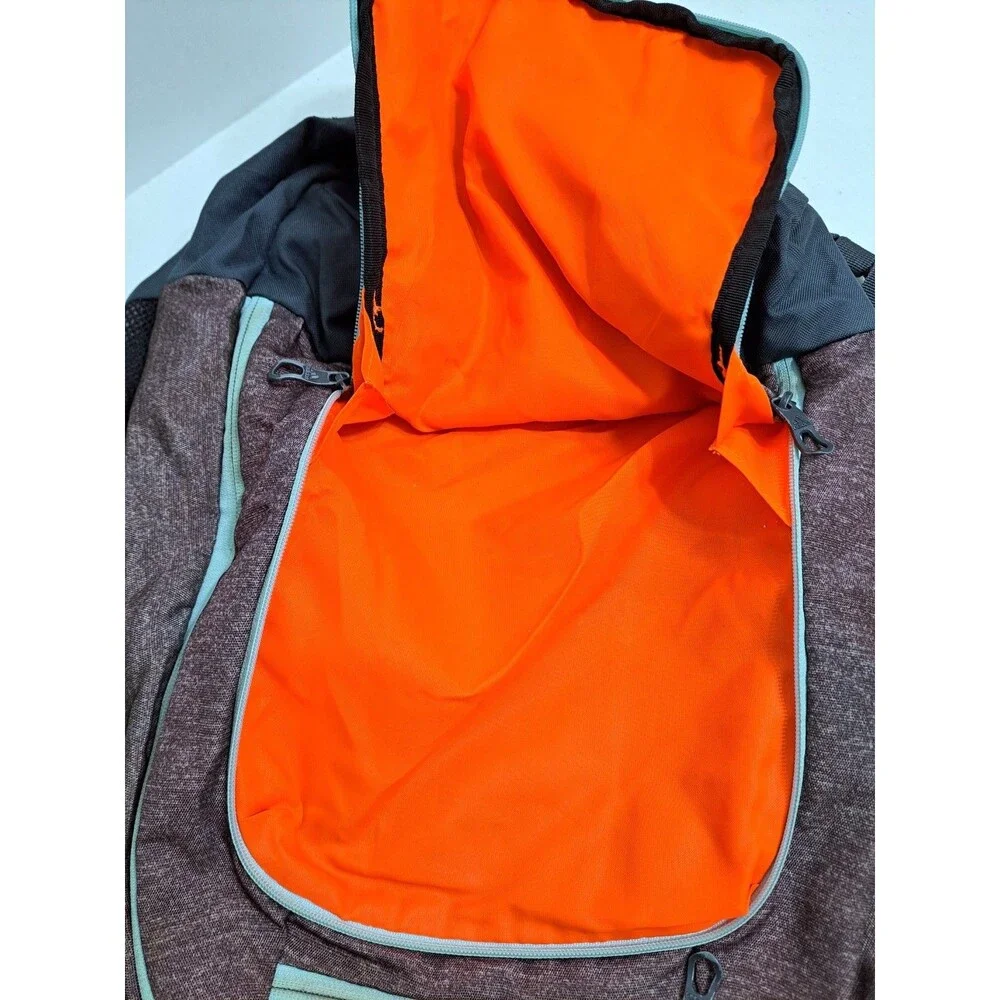 Adidas Load Spring Student Collegiate BackPack Bag Brown Orange Black School